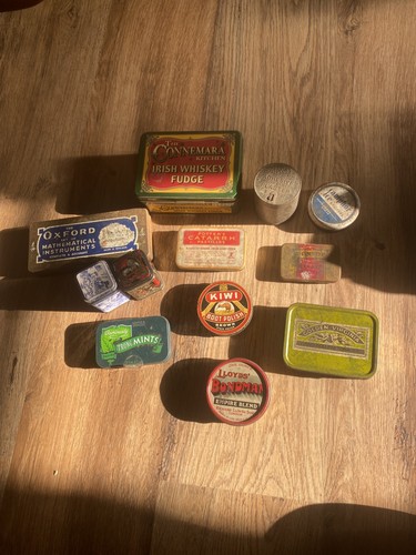 Collection vintage boxes - of,