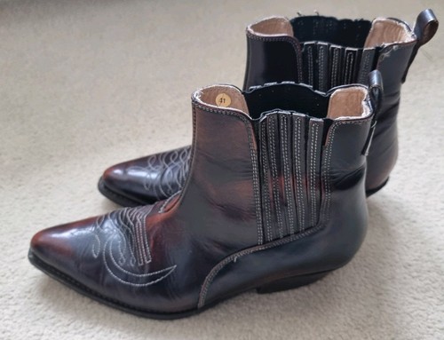 Mens vintage cowboy ankle