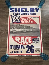 Vintage Stock Car Poster Globe