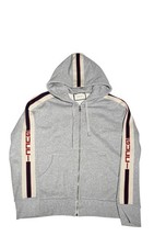 Mens Gucci Grey Zip-Up Hoodie