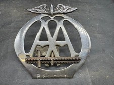VINTAGE AA CAR BADGE