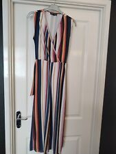Primark Ladies Multicoloured Trousers Jumpsuit. Size 8
