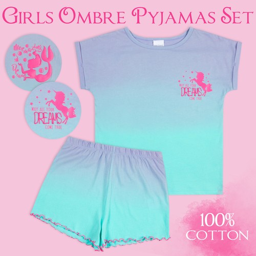 Girls kids short pyjamas - short,