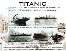 Titanic 2011 MNH stamp sheetlet