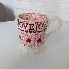 Emma Bridgewater Pink Sampler 1/2 Pint Mug  2012 CRAZED