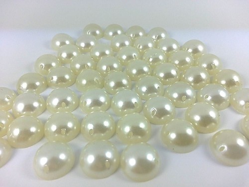 Sew half pearls flat back - pearls,