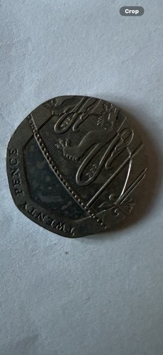 Rare 20p with - no, royal