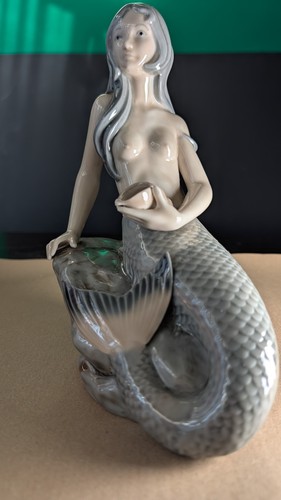 Lladro mermaid figurine - lladro,