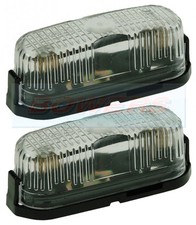 2x JOKON PL96 WHITE CLEAR