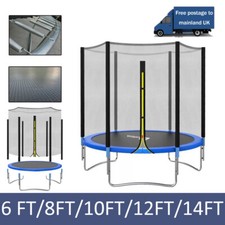 4.5 6 8 10 12 14FT Kid Trampoline With Safety Net Spring Pad for Kids