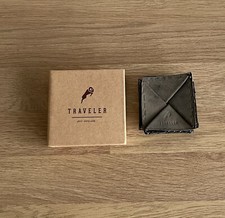 The Traveler - Jeff Copeland Goat Skin Leather Coin Wallet / Purse Rare