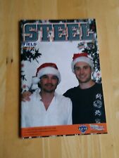 2009/10 SHEFFIELD STEELERS NOTTINGHAM PANTHERS ELITE ICE HOCKEY PROGRAMME 27/12