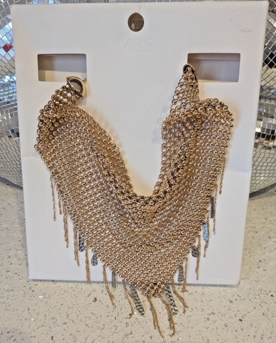 Gold tone chainmail - gold,