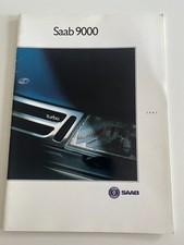 SAAB 9000 SE 2.3 Carlsson Turbo S SE i 9000i 9000S UK 37 Page Brochure 1991