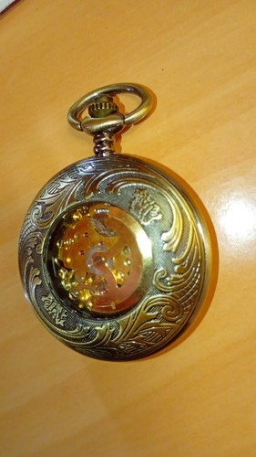 Antique brass gold pocket - antique, brass/gold