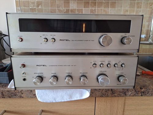 Vintage rotel 311 stereo - vintage,