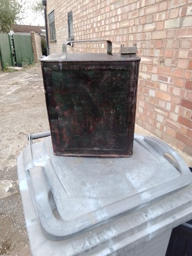 Vintage gallon petrol - gallon, can