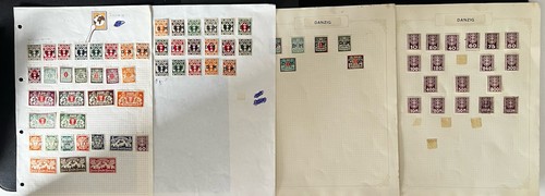 Danzig stamp pages mint - pages-, &