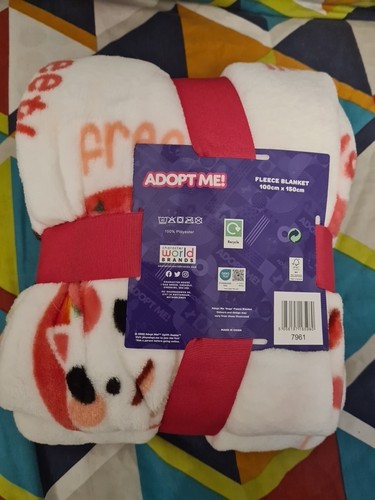 Childrens fleece blanket adopt - childrens,