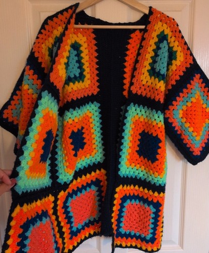 Handmade crochet granny - granny, square