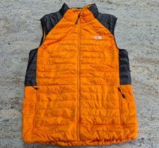 The North Face Gilet Mens UK L Orange Black Bettaforca 800 Down Vest Outdoors