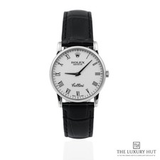 Rolex Cellini 5116/9 - 2006, Full Set 18ct White Gold 32mm Silver ‘Jubilee’ R...
