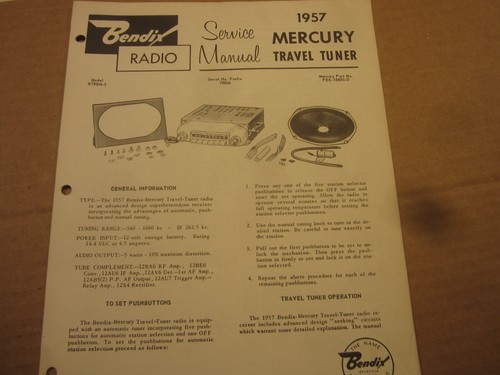 1957 mercury bendix travel - 1957,