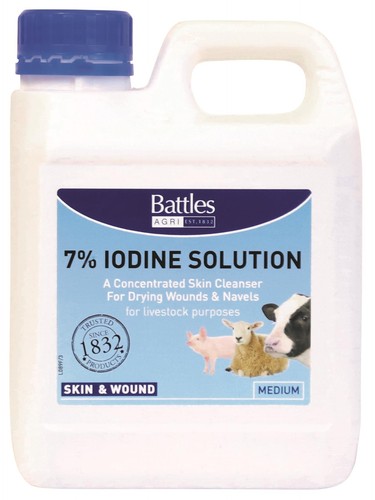 Battles strong iodine - 7%,