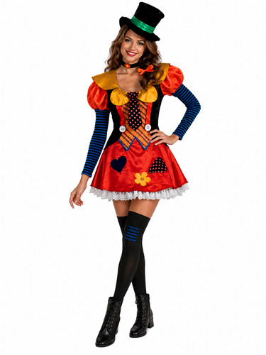 Clown costume women halloween - clown,