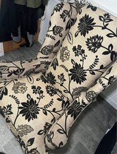 Elegant Floral High Wing Back