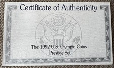 1992 U.S. Mint Olympic Coins