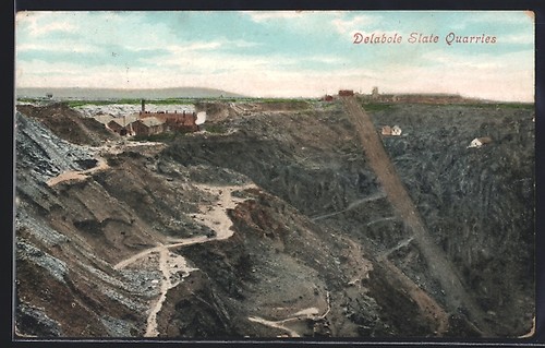 Delabole slate quarries - delabole,,