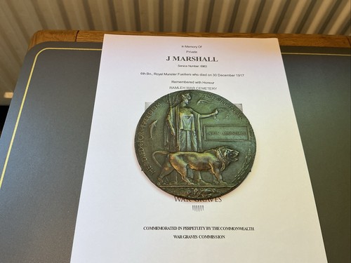 Ww1 memorial plaque john - ww1,