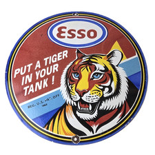 Vintage Esso Gasoline Sign -