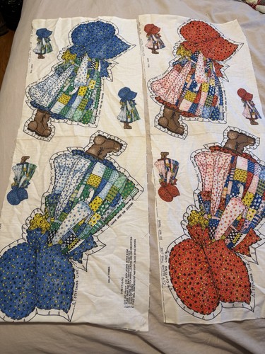 Vintage pair blue red 1970s - pair,