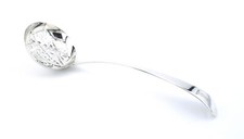 Georgian Sterling Silver Sifter Spoon Armorial Crested London 1780