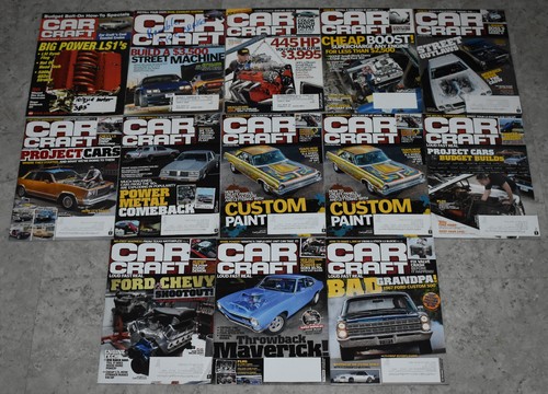 Lot car craft magazines - lot,