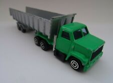Vintage Diecast Truck Majorette No.314. ARTICULATED LORRY. Green. 1/100. Trailer
