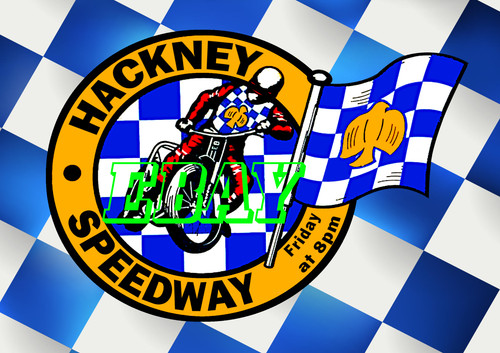 Hackney hawks speedway logo - hawks, a4