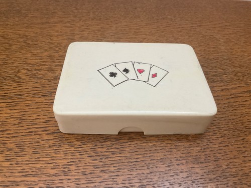 Antique rare playing - playing, box