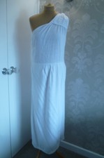 NEXT white linen mix dress