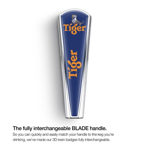 Blade beer tap tiger handle - tiger,