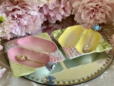 Beswick ‘727’ Pretty Vintage Tea Dishes Jams / Cream / Butter etc with Spoons