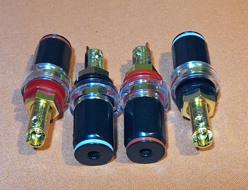 4pcs gold plated hifi - gold,