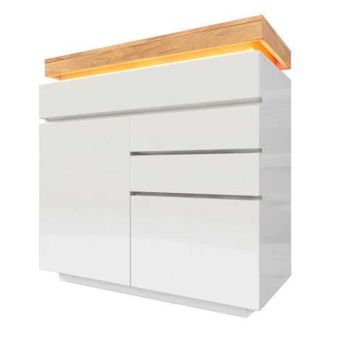 White high gloss sideboard - gloss,