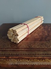 Vintage Round Wooden Clock Watch Repair Cleaning Dowels 150mm X 6.5mm Diameter