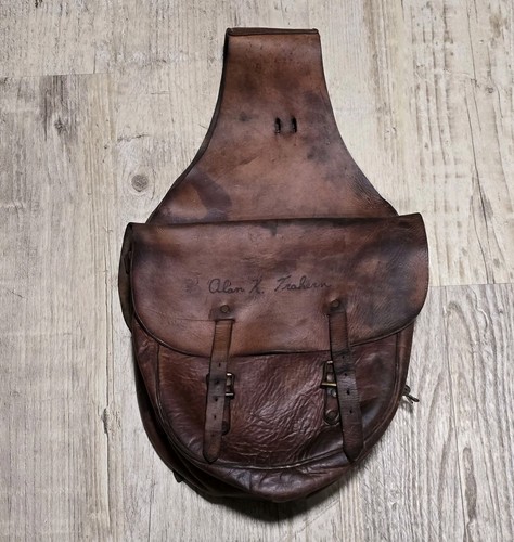 Antique vintage leather horse - antique,