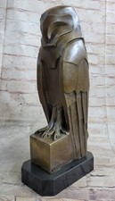 SUPERB ART DECO OWL, BRONZE