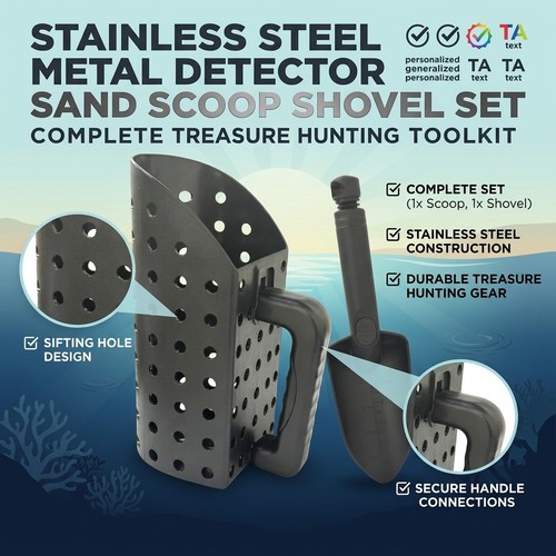 Metal detector sand scoop - metal,
