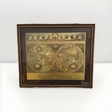 Large Framed Blaeu Wall Map